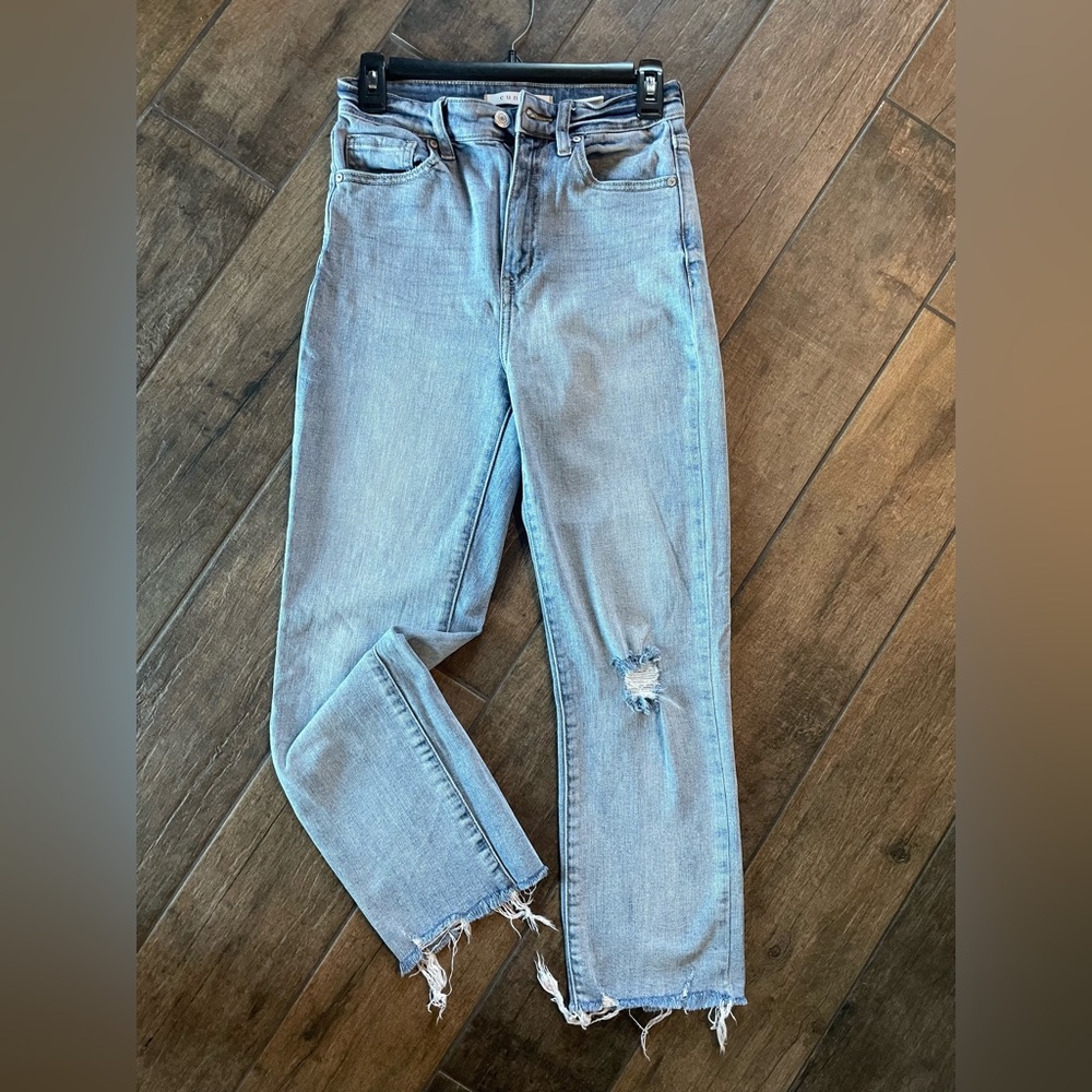 Eunina Ally Ultra High Rise Straight Crop Jean